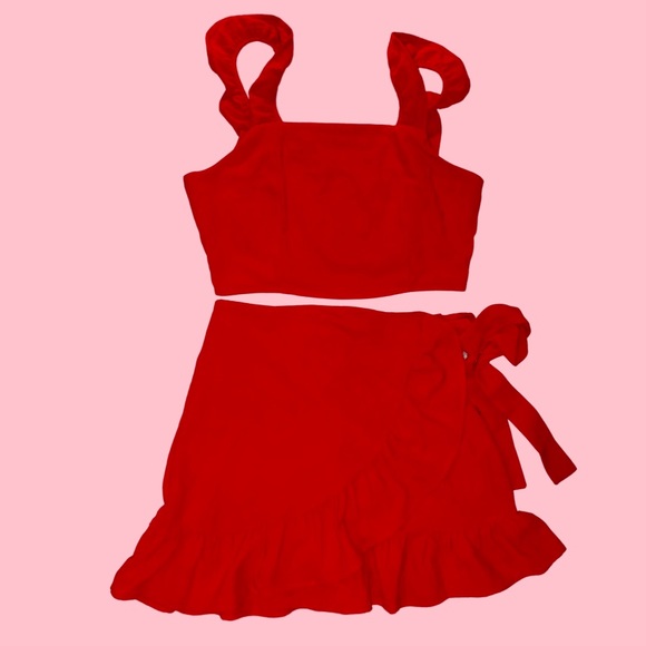 Pink Lily - Meant to Be Two. Matching set in Red. New without tags. Never worn. - Picture 2 of 3